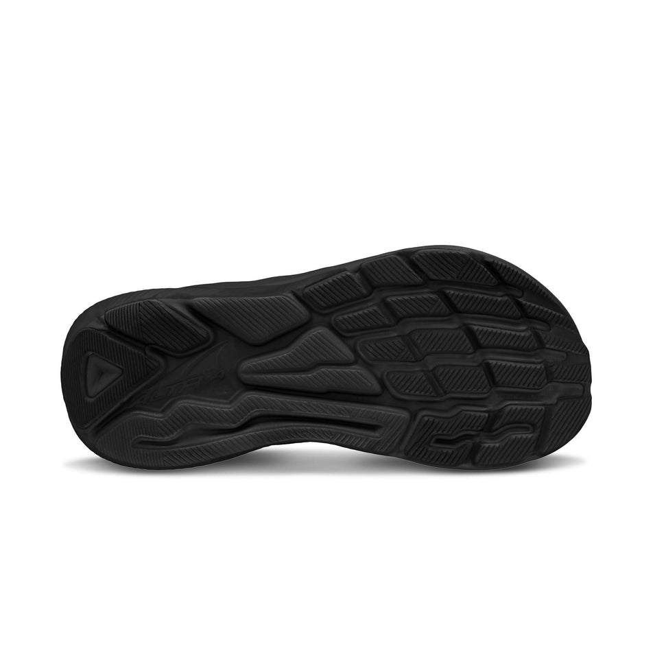 Outsole of the right shoe from a pair of Altra Women's Altrafwd Experience Running Shoes in the Black colourway (8053100019874)
