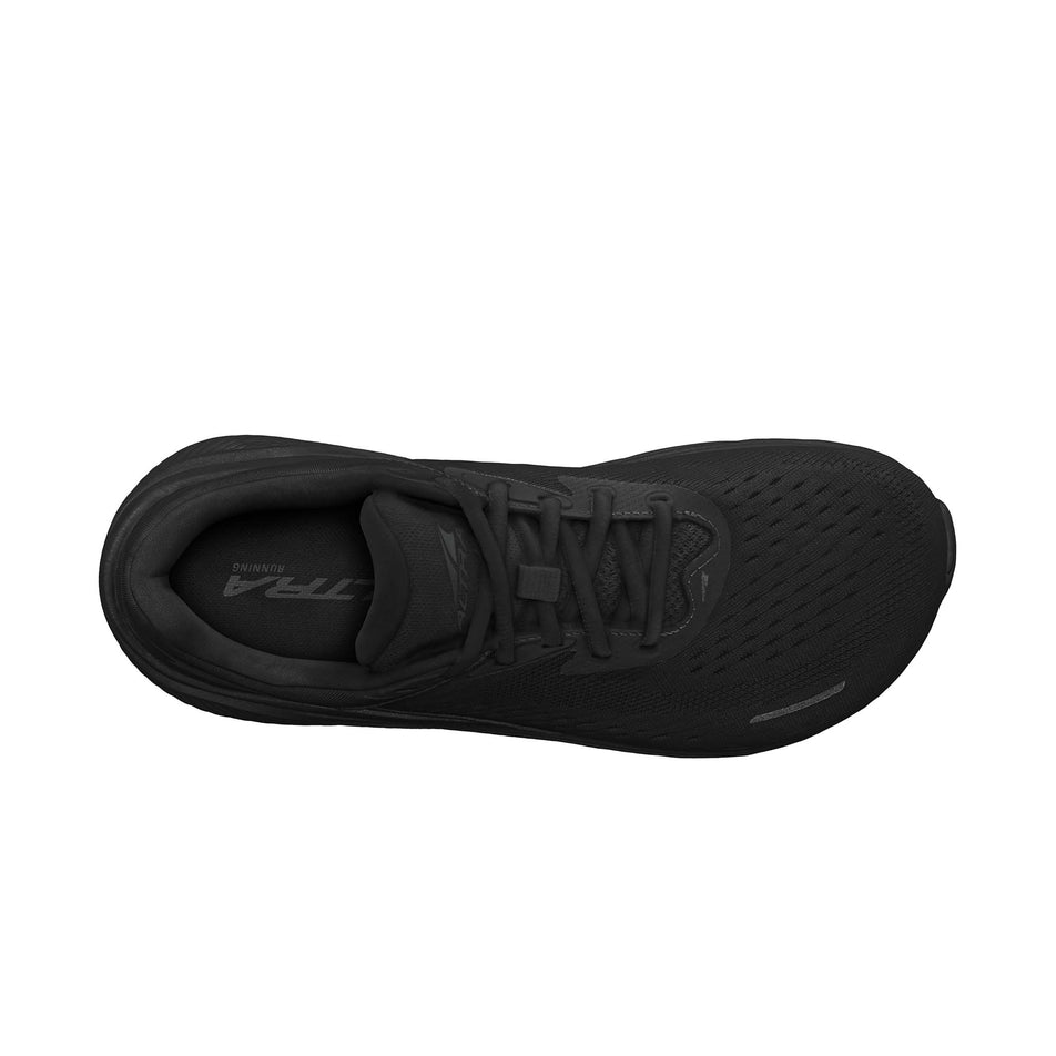 The upper of the right shoe from a pair of Altra Women's Via Olympus 2 Road Running Shoes in the Black colourway (8118507765922)