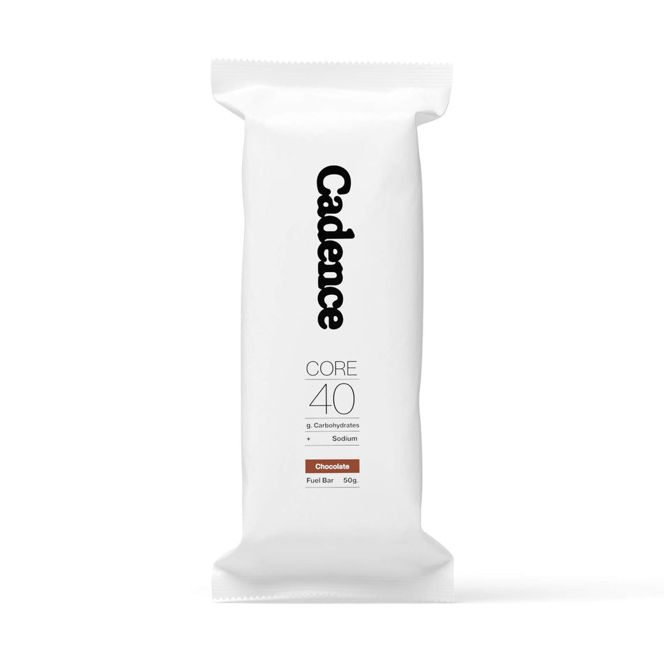 A Cadence Core Fuel Bar in the Chocolate flavour. (8731076526242)