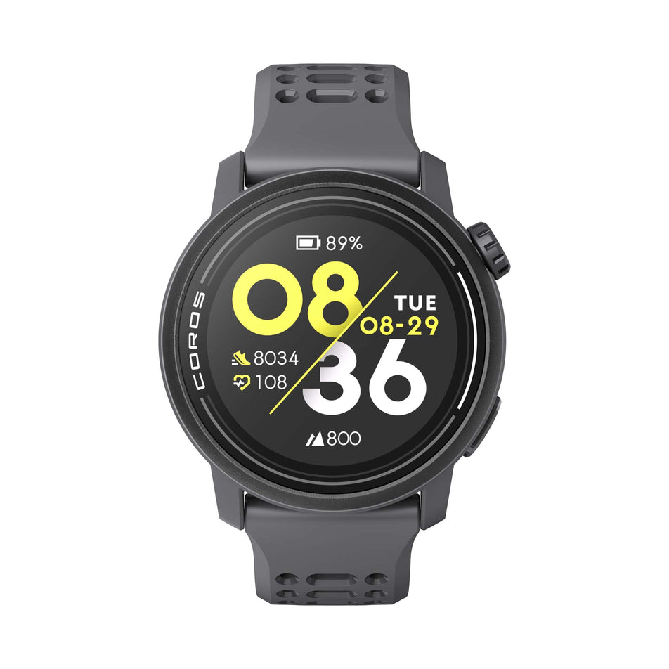 A COROS PACE 3 GPS Sport Watch with Silicone Band in the Black colourway (8053071347874)