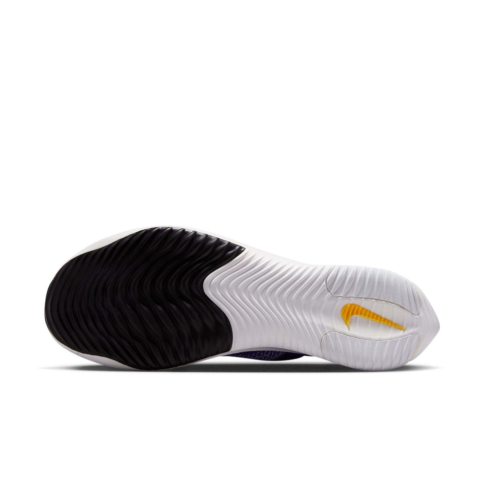 Outsole of the left shoe from a pair of Nike Men's Streakfly Road Racing Shoes in the Racer Blue/White-Black colourway (7970596716706)