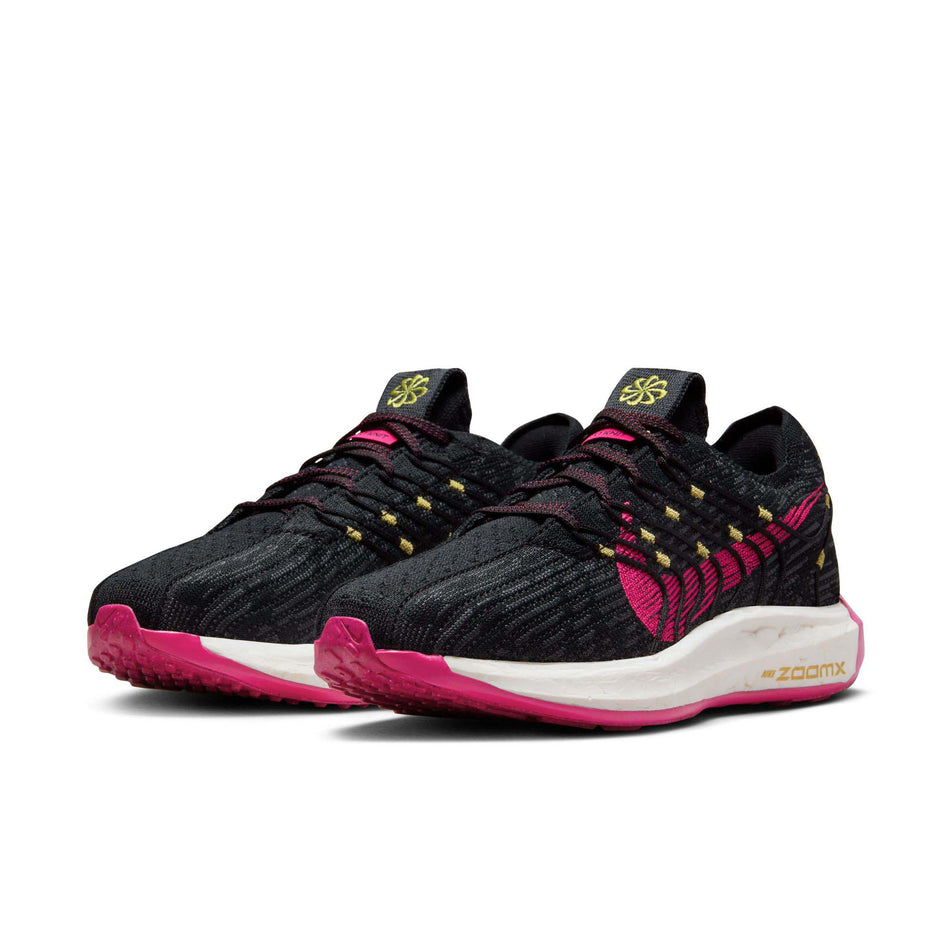 A pair of Nike Women's Pegasus Turbo Road Running Shoes in the Black/Fireberry-Anthracite-Fireberry colourway (8049415356578)