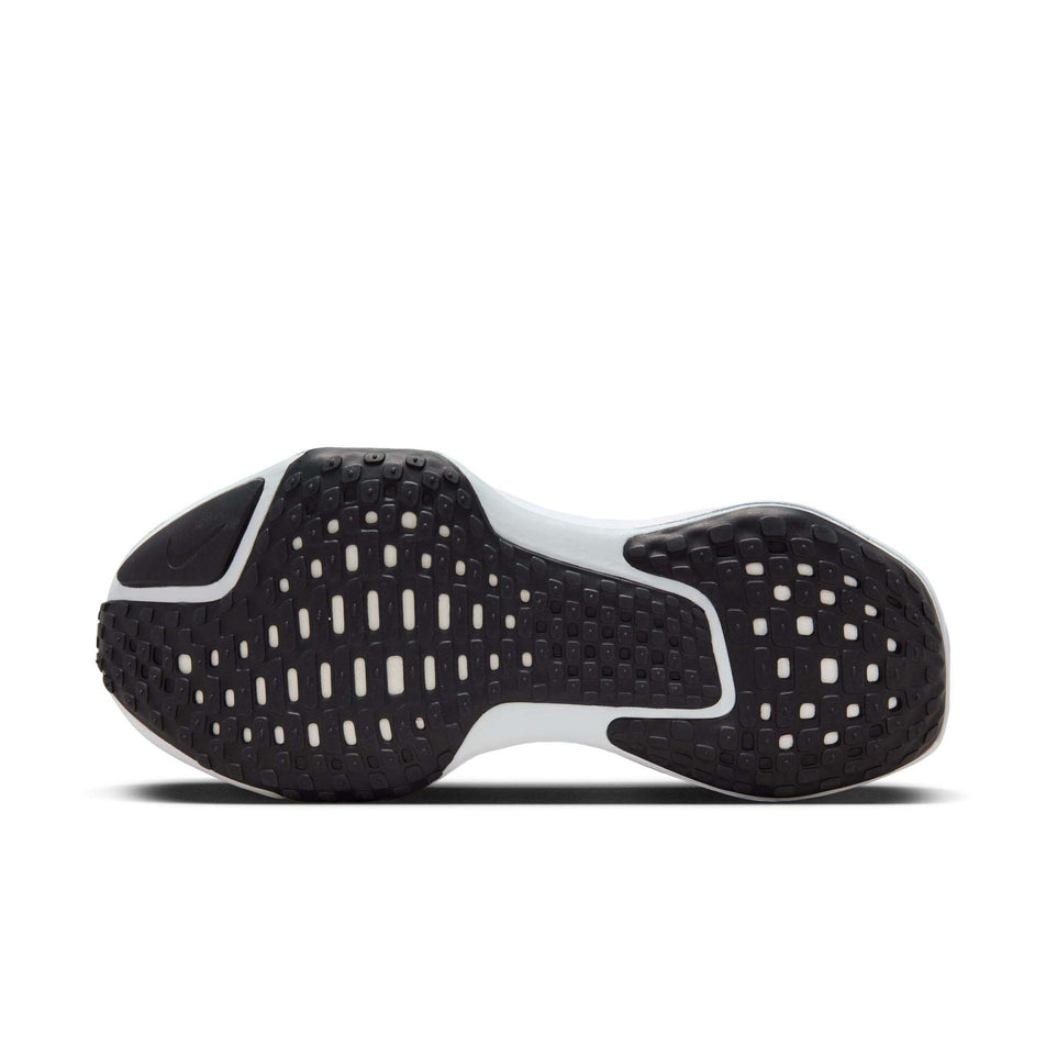 Outsole of the left shoe from a pair of Nike Women's Invincible 3 Road Running Shoes in the White/Vivid Purple-Vivid Sulfur colourway (7979350261922)