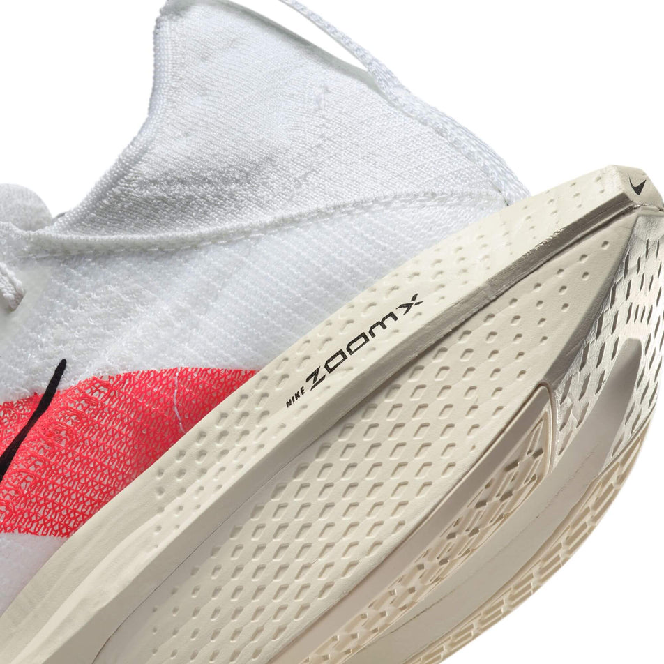 Lateral side of the back of the left shoe from a pair of Nike Men's Alphafly 2 