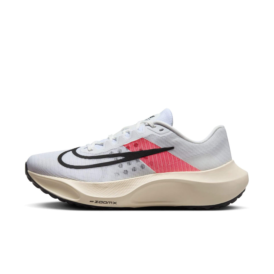 Lateral side of the left shoe from a pair of Nike Men's Zoom Fly 5 