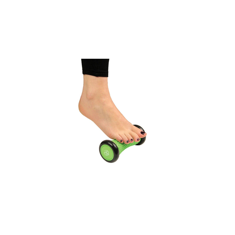 A Fitness-Mad Foot Massage Roller underneath a foot (8218210926754)