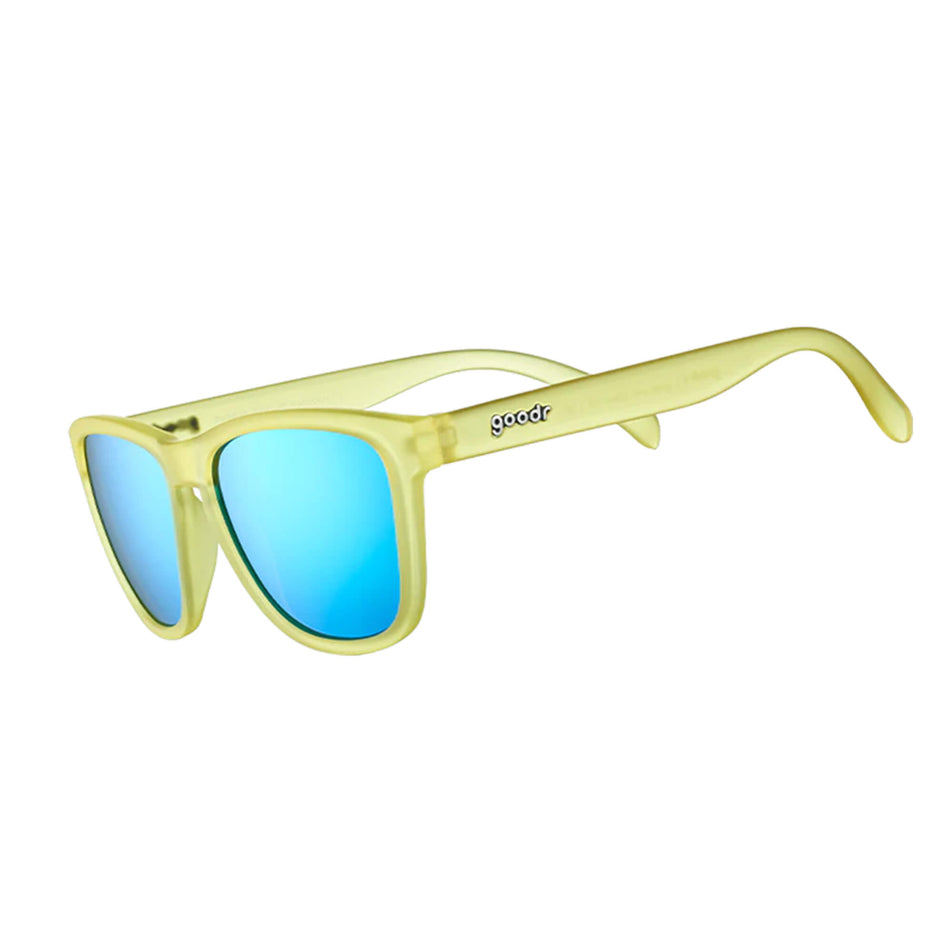 Side view of a pair of goodr Swedish Meatball Hangover - OG - Running Sunglasses (8044270387362)