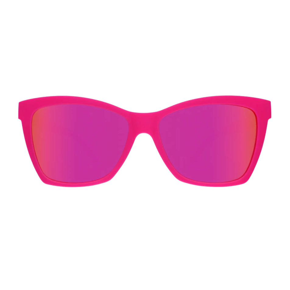 Front view of a pair of goodr pproaching Cult Status - Pop G - Running Sunglasses (8226262876322)