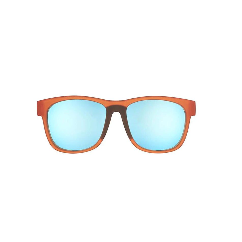 Front view of a pair of goodr That Orange Crush Rush - BFG - Running Sunglasses (8044278939810)