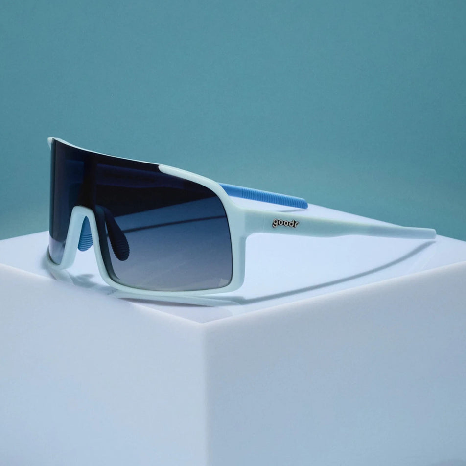 Side view of the goodr Kidnapped by a Cyborg - Astro G - Sunglasses.
