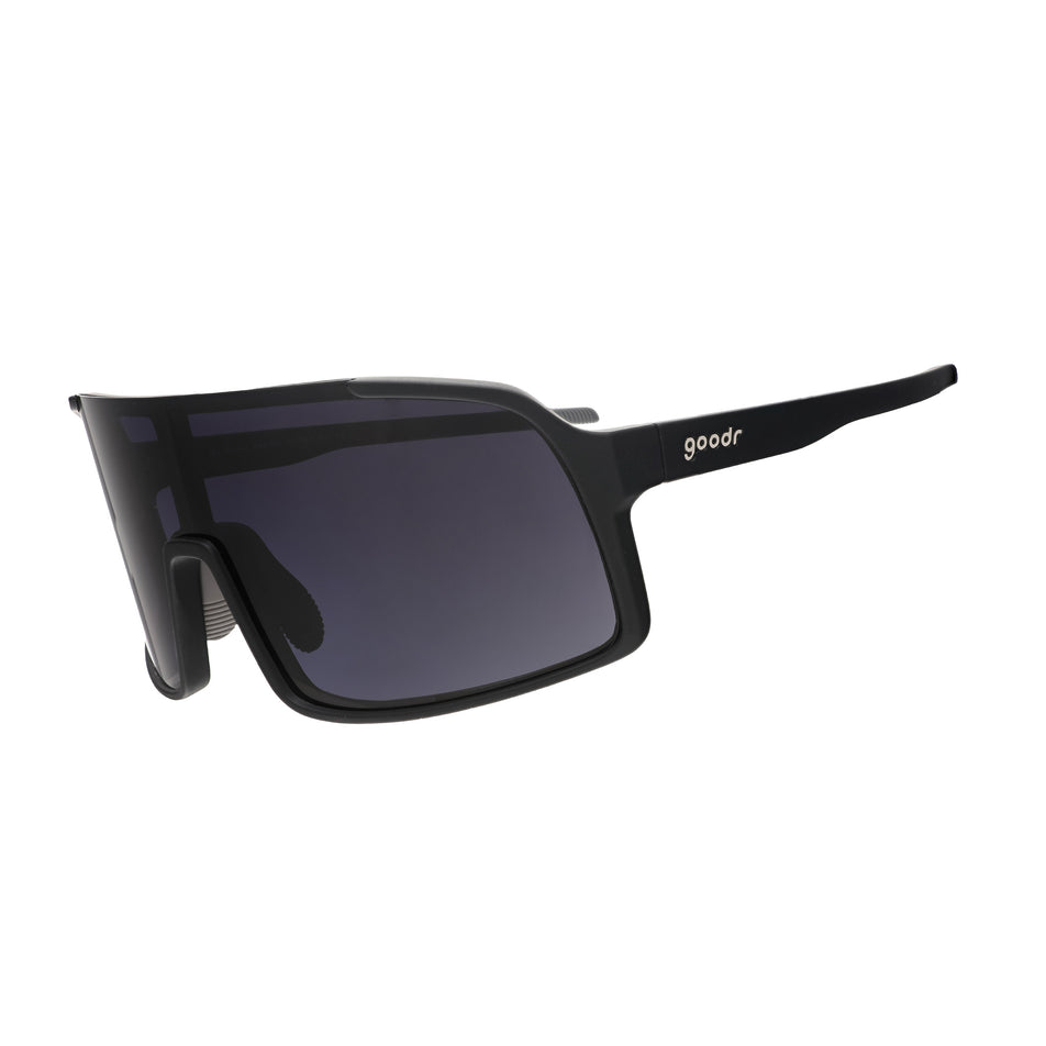 Side view of a pair of goodr My Sweat Has An Octane Rating - Astro G - Sunglasses