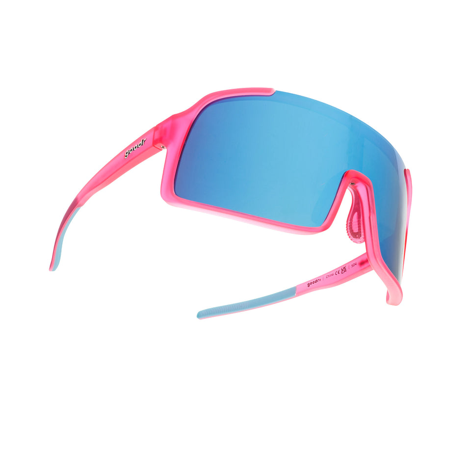 Side view of the goodr Ready the Confetti Cannon - Astro G - Sunglasses.