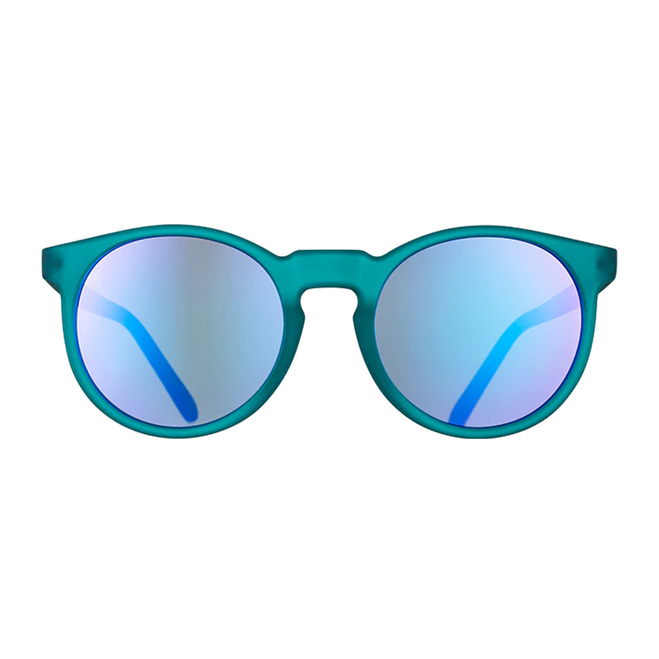 Front view of a pair of goodr I Pickled These Myself - Circle G - Running Sunglasses