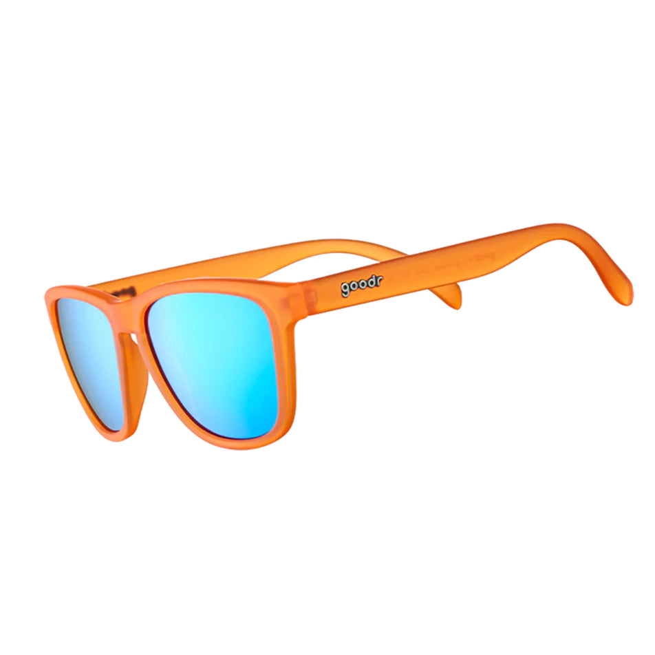 Side view of a pair of goodr Donkey Goggles - OG - Running Sunglasses