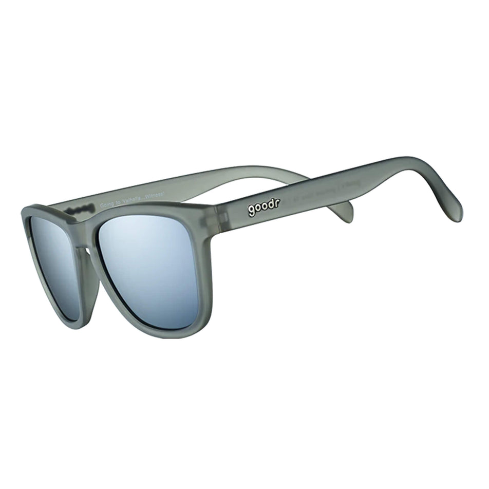 Side view of a pair of goodr Going to Valhalla...Witness! - OG - Running Sunglasses