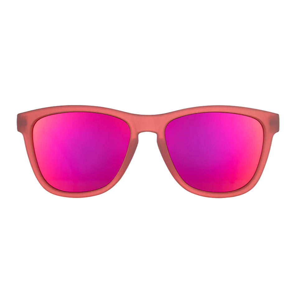 Front view of a pair of goodr Phoenix At A Bloody Mary Bar - OG - Running Sunglasses