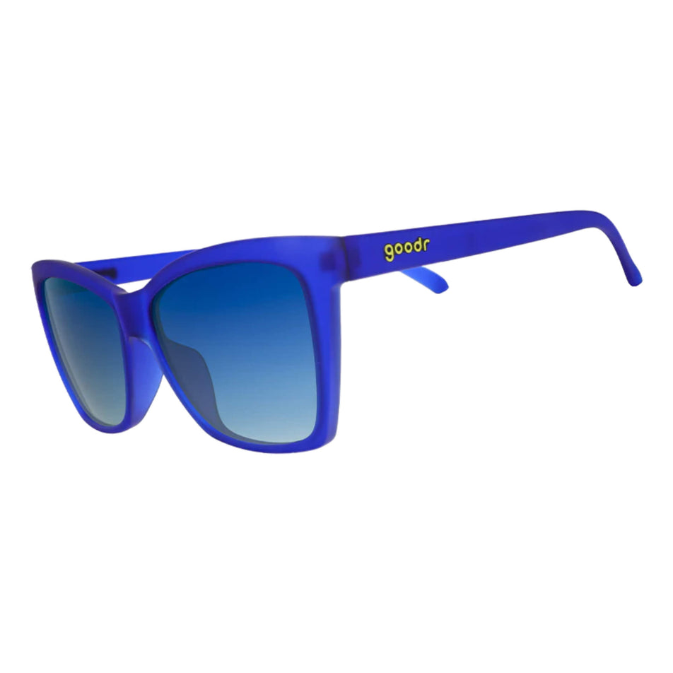 Side view of a pair of goodr Pop Art Prodigy - Pop G - Running Sunglasses