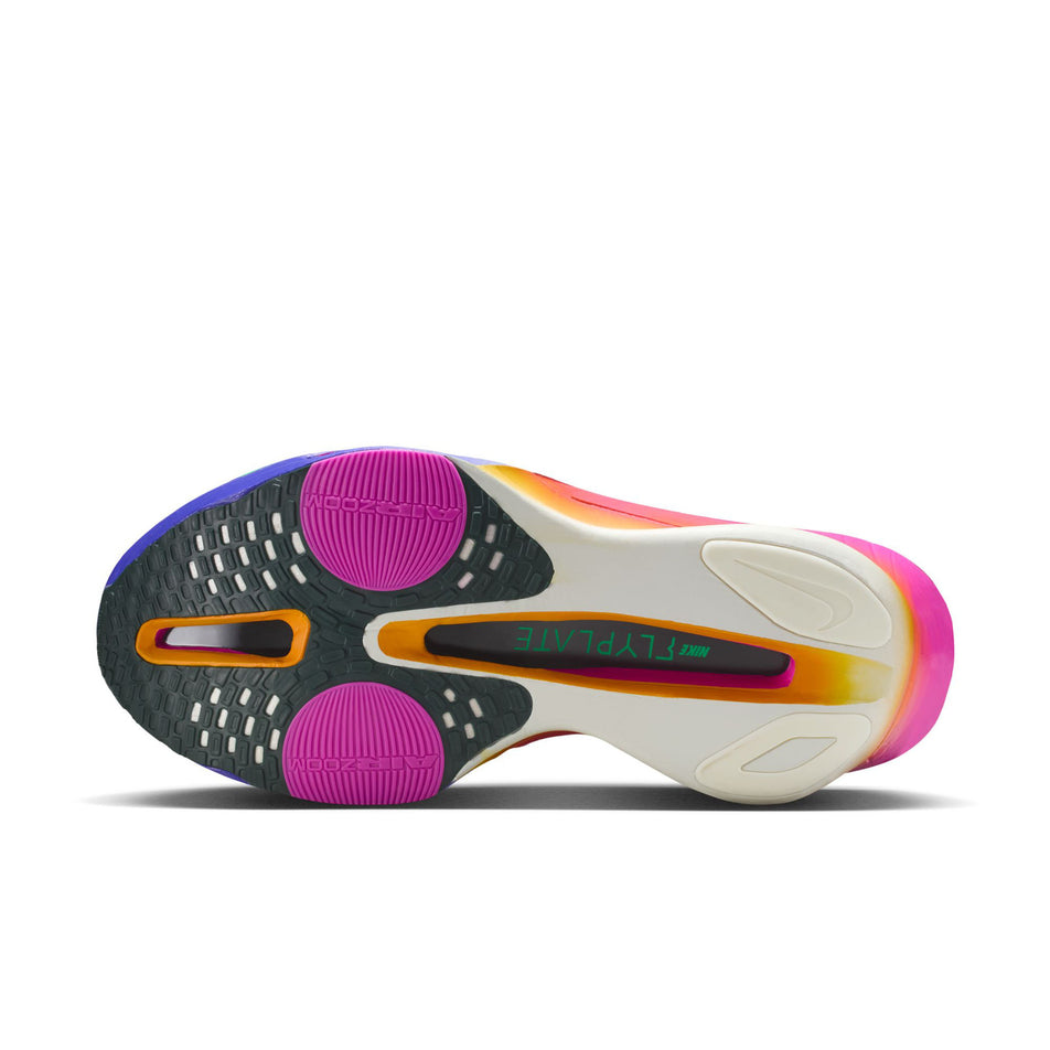 The outsole of the left shoe from a pair of Nike Men's Alphafly 3 