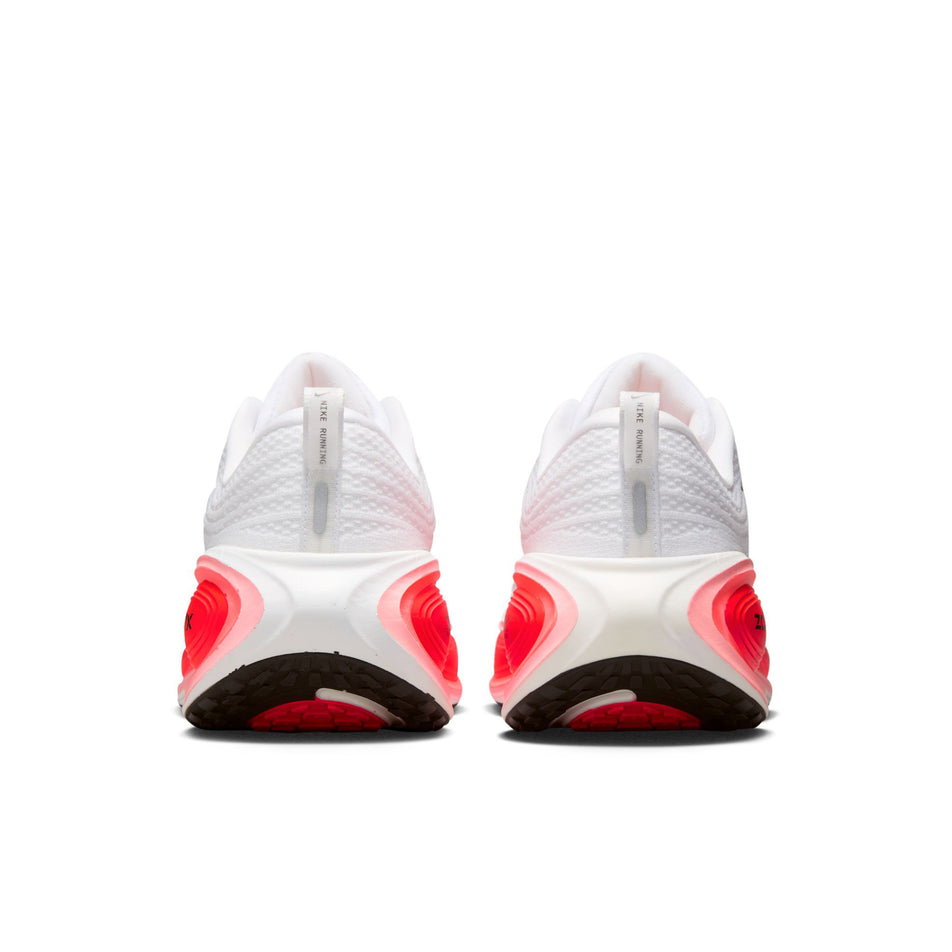 The back of a pair of Nike Men's Vomero Plus Road Running Shoes in the White/Black-Bright Crimson colourway. (8723673153698)