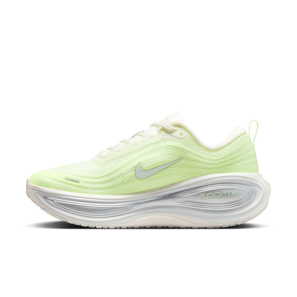 Nike | Women's Vomero Plus Road Running Shoes - Sail/Metallic Silver-Barely Volt (8725325480098)