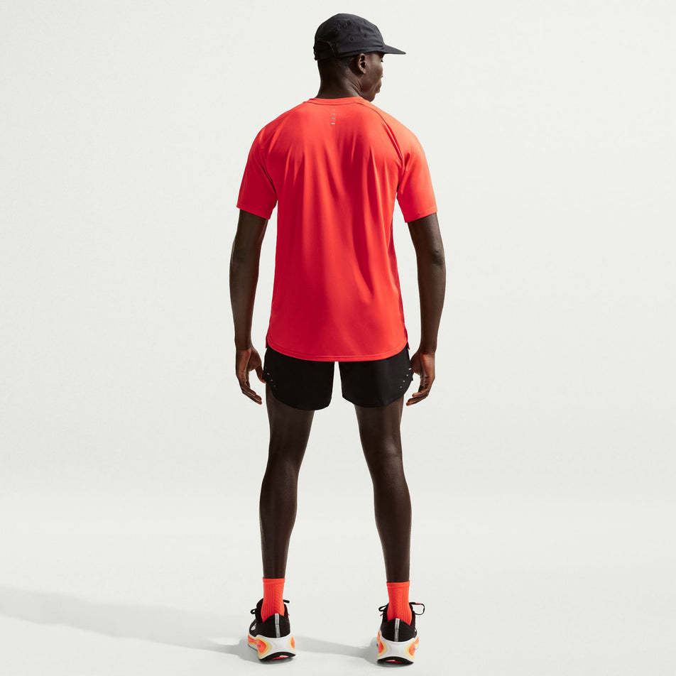 Back view of a model wearing the Nike Men's Stride Dri-FIT 5