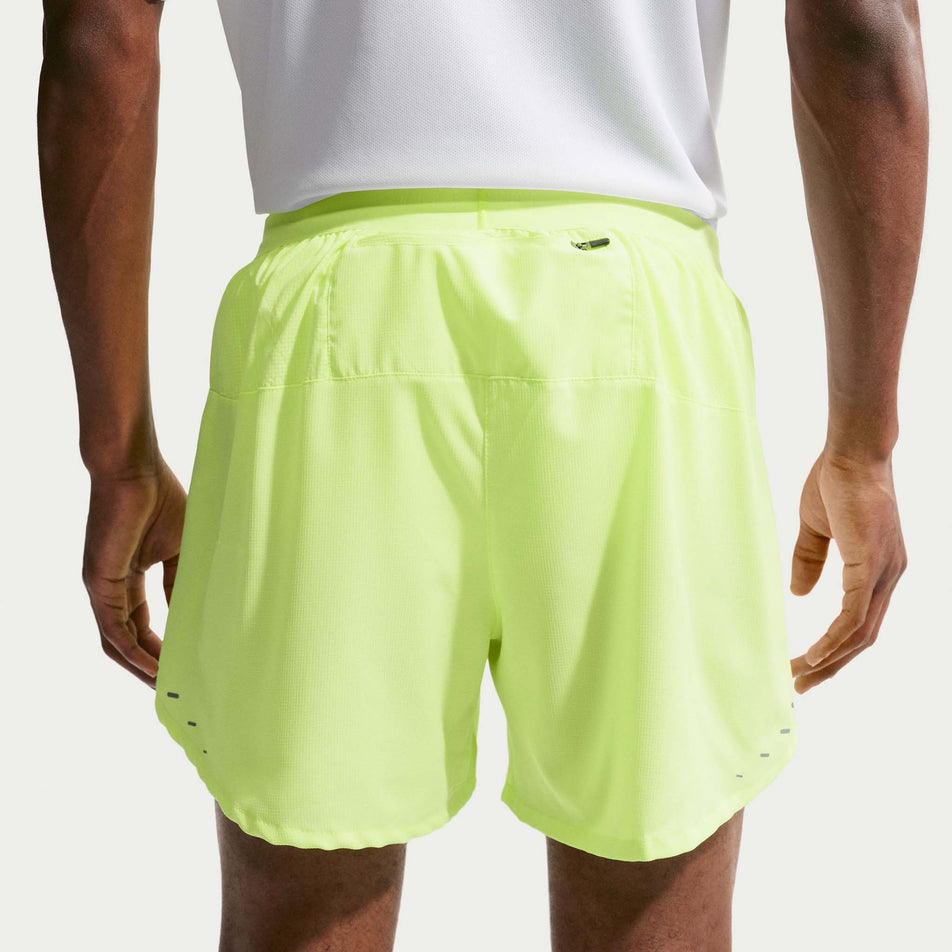 Back view of a model wearing the Nike Men's Stride Dri-FIT 5