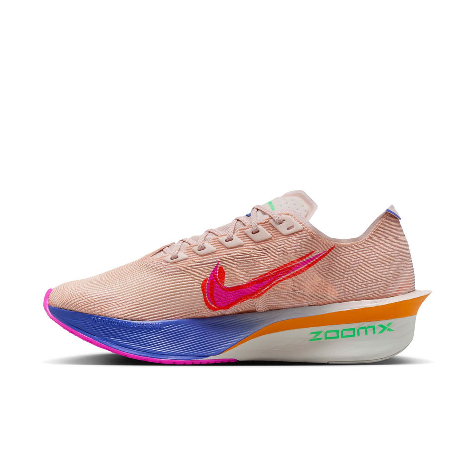Medial view of the right shoe from a pair of Nike Women's Vaporfly 4 