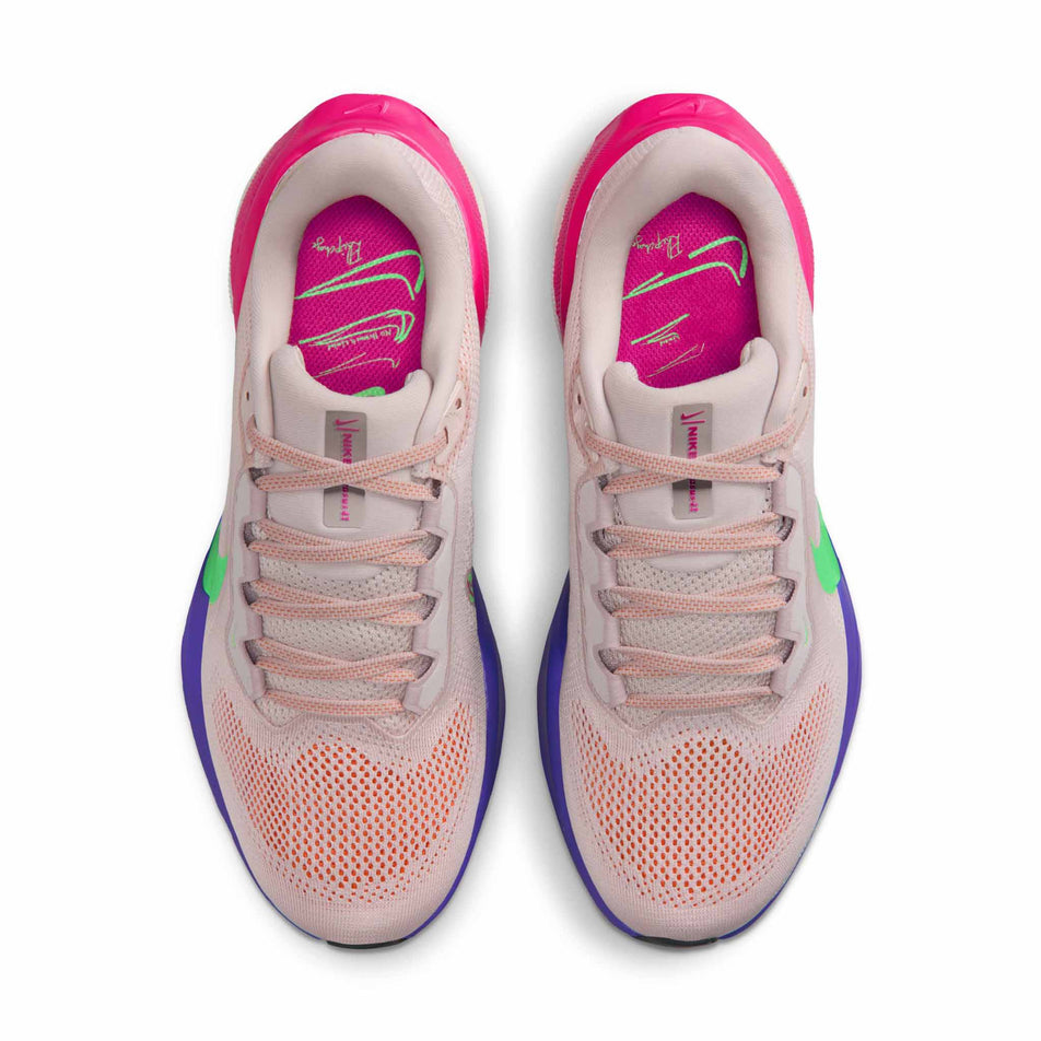 The uppers of a pair of Nike Women's Pegasus 41 