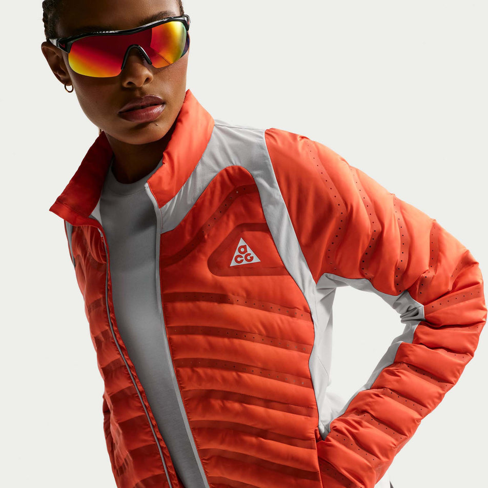 Angled view of a model wearing the Nike Women's ACG 