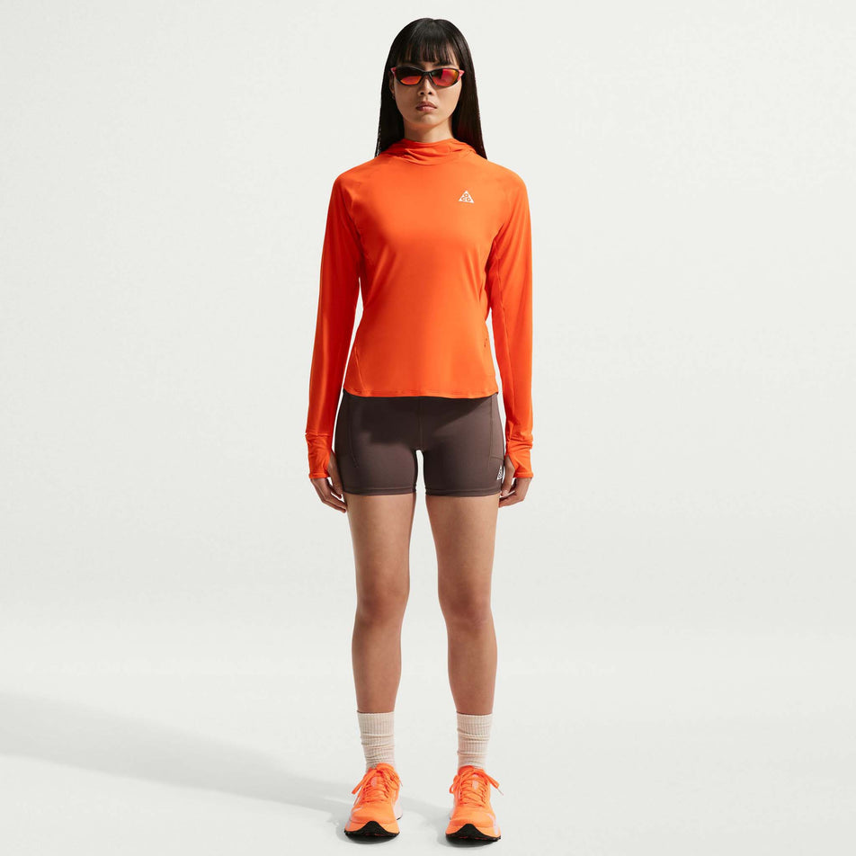 Front view of a model wearing the Nike Women's ACG Dri-FIT High-Waisted 4