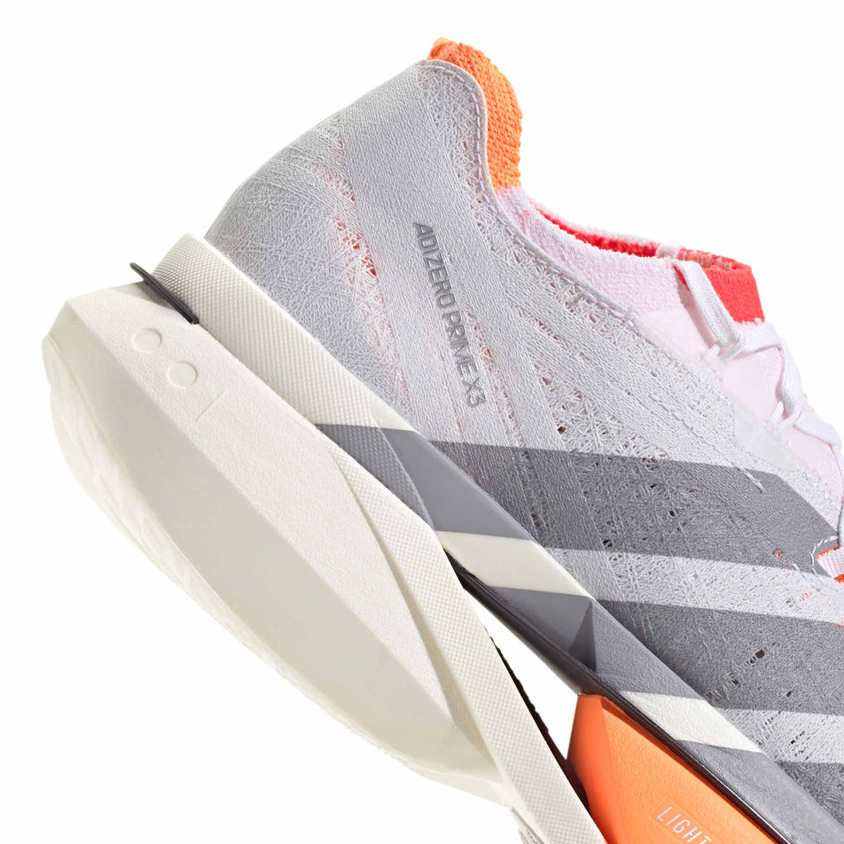 adidas | Unisex Adizero Prime X3 Strung Running Shoes - Ftwr White/Ftwr White/Lucid Red