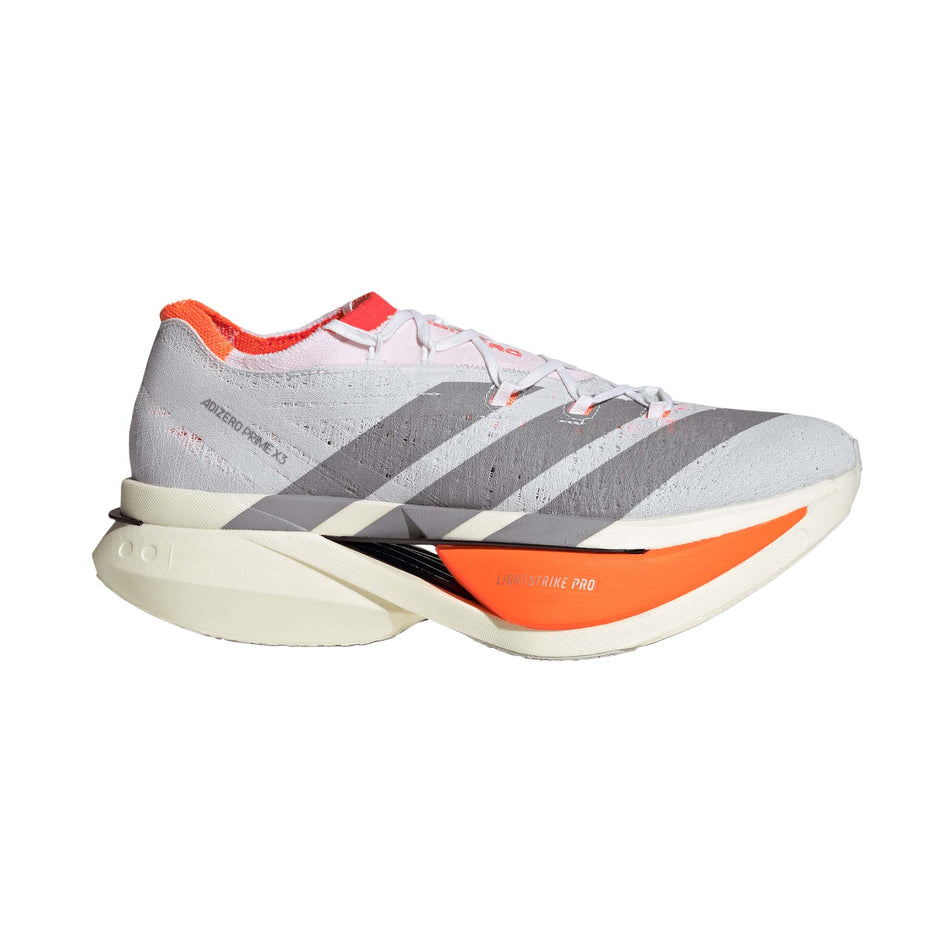 adidas | Unisex Adizero Prime X3 Strung Running Shoes - Ftwr White/Ftwr White/Lucid Red