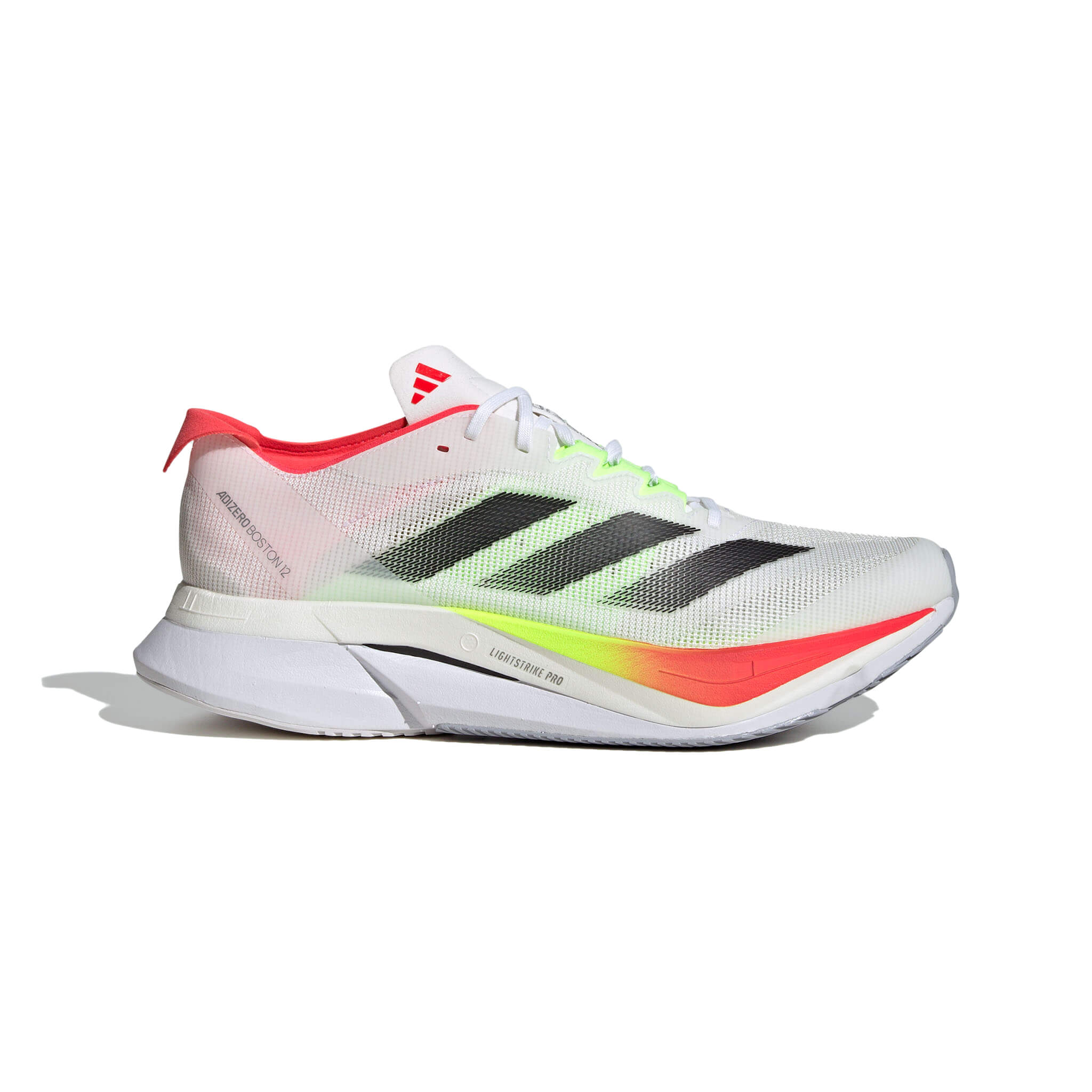 adidas Men's Adizero Boston 12 Running Shoes - Ftwr White
