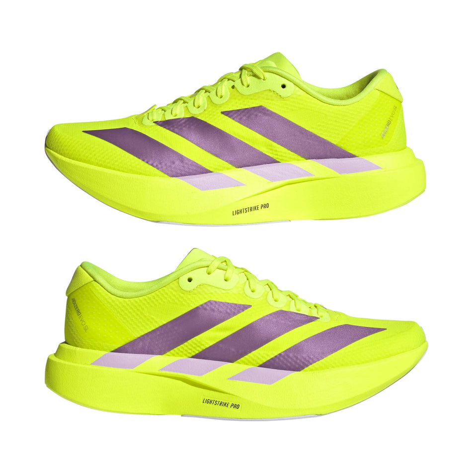 adidas Women's Adizero EVO SL Woven Shoes - Solar Yellow | Run4It