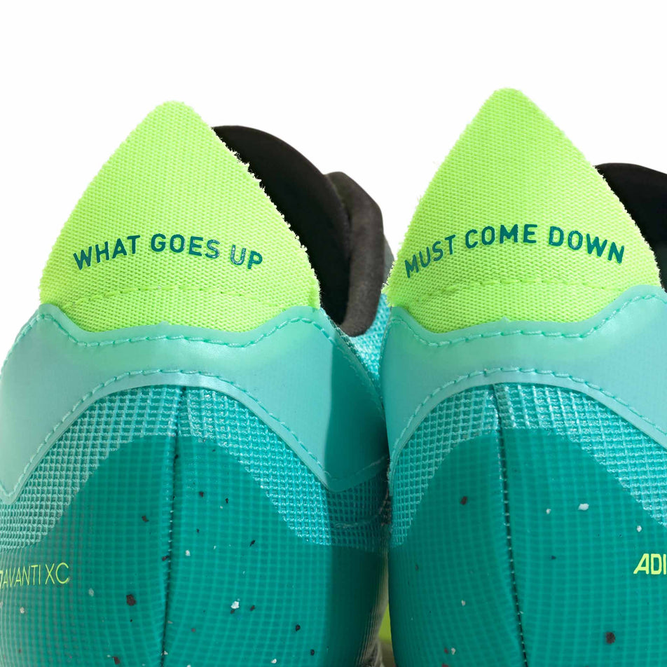 adidas | Unisex Adizero Avanti XC Running Spikes - Flash Aqua/Zero Met./Lucid Lemon (8792494276770)