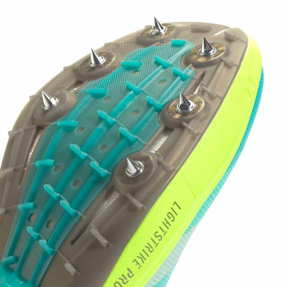 adidas | Unisex Adizero Avanti XC Running Spikes - Flash Aqua/Zero Met./Lucid Lemon (8792494276770)