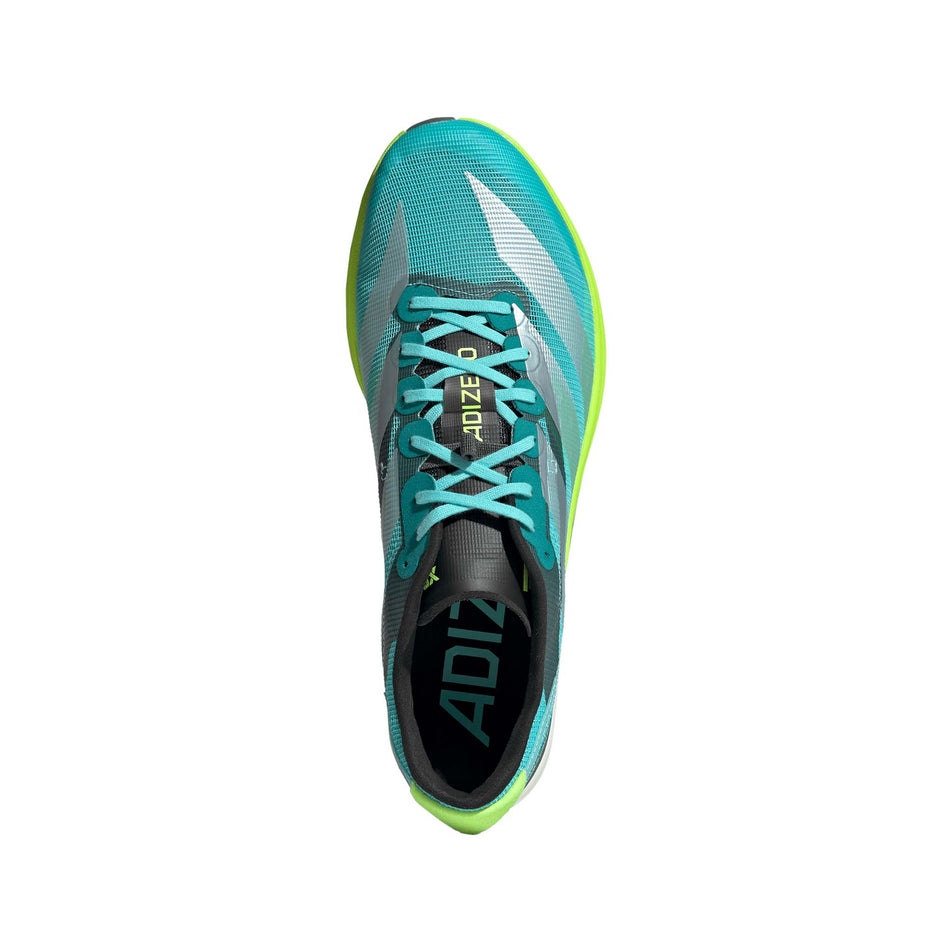 adidas | Unisex Adizero Avanti XC Running Spikes - Flash Aqua/Zero Met./Lucid Lemon (8792494276770)