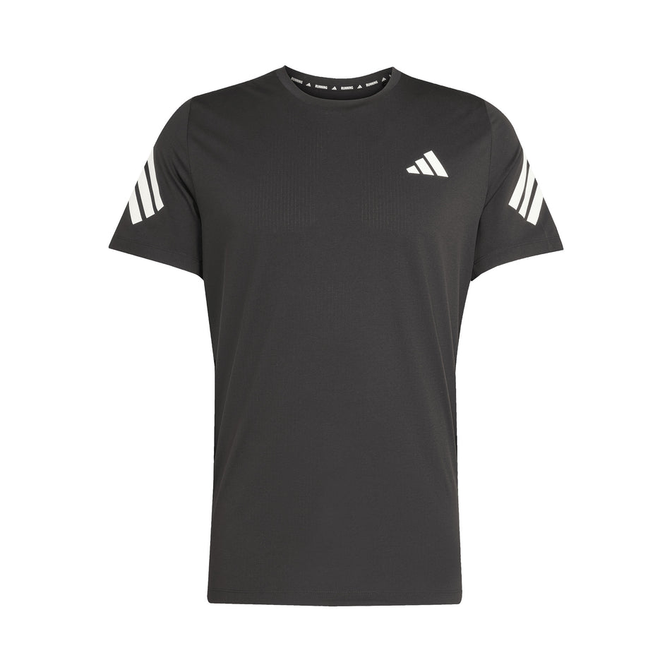 Front view of the adidas Men's adi365 Tee in the Black colourway.