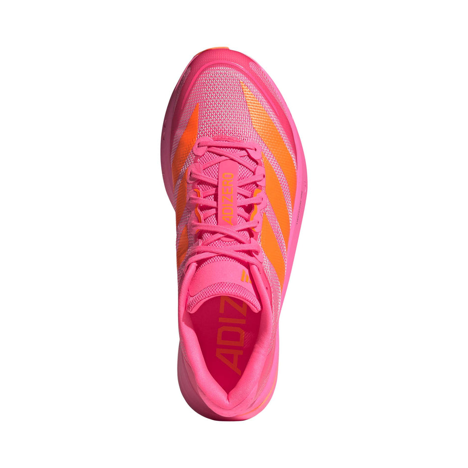 adidas | Men's Adizero Boston 13 Running Shoes - Lucid Pink/Lucid Orange/Iron Met.