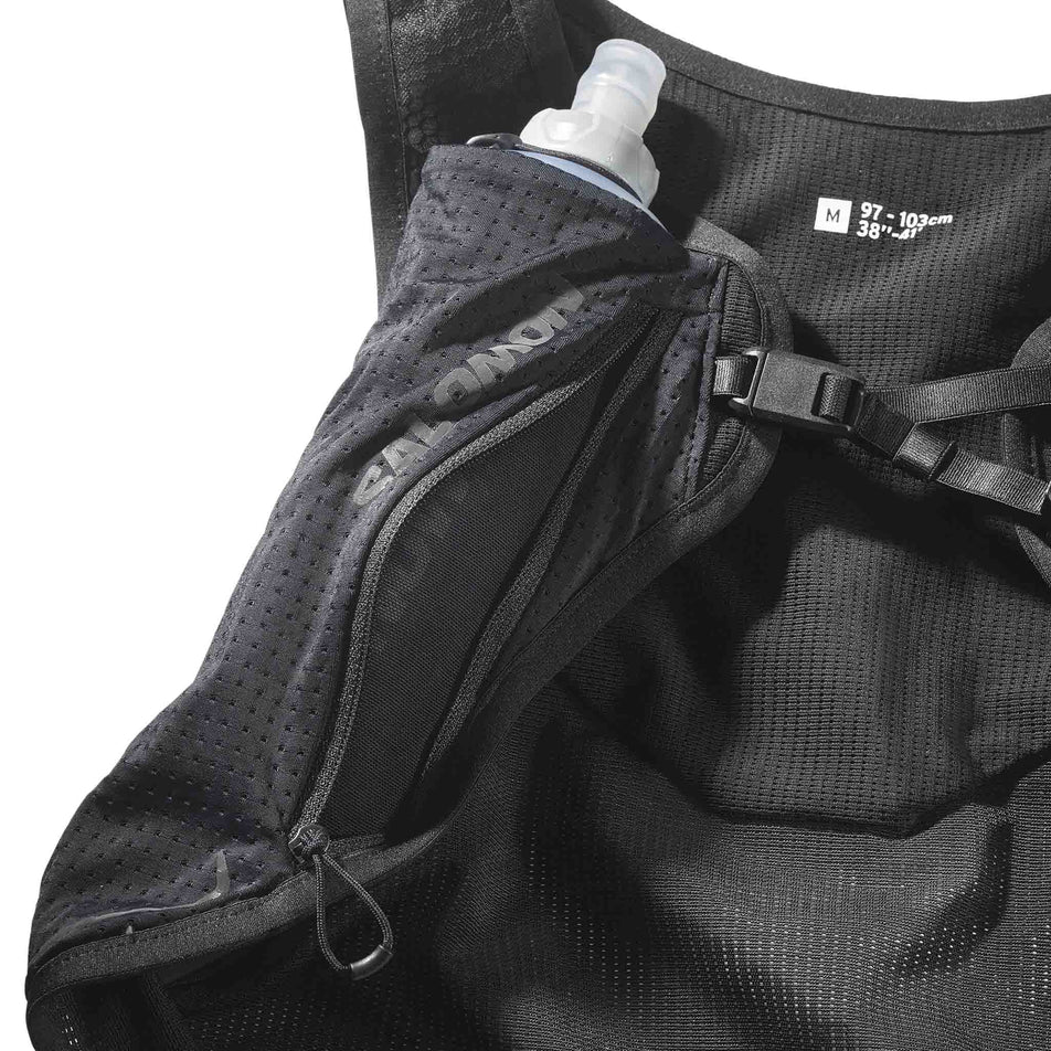 Front view of the Salomon Unisex Pulse 2 Set in the Black colourway.