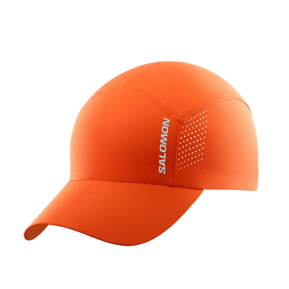 Front view of a Salomon Unisex Cross Cap in the Burnt Ochre colourway (8008809480354)