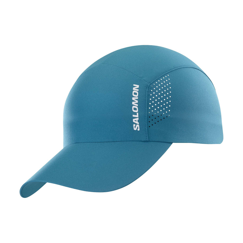 Front view of a Salomon Unisex Cross Cap in the Deep Dive colourway (8151631069346)