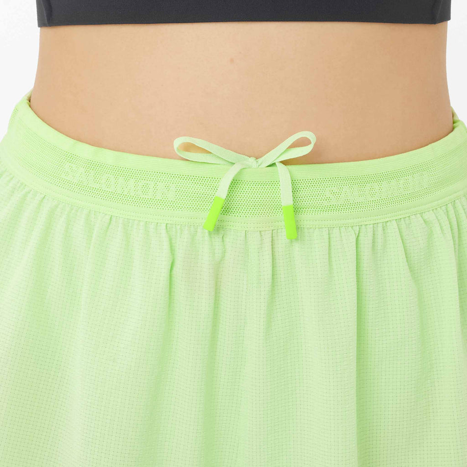 Front view of a model wearing the Salomon Women's Sense Aero Split 3
