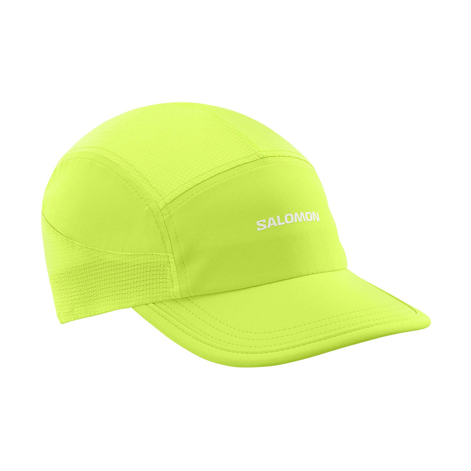The Salomon Unisex Sense Aero Cap in the Acid Lime colourway.