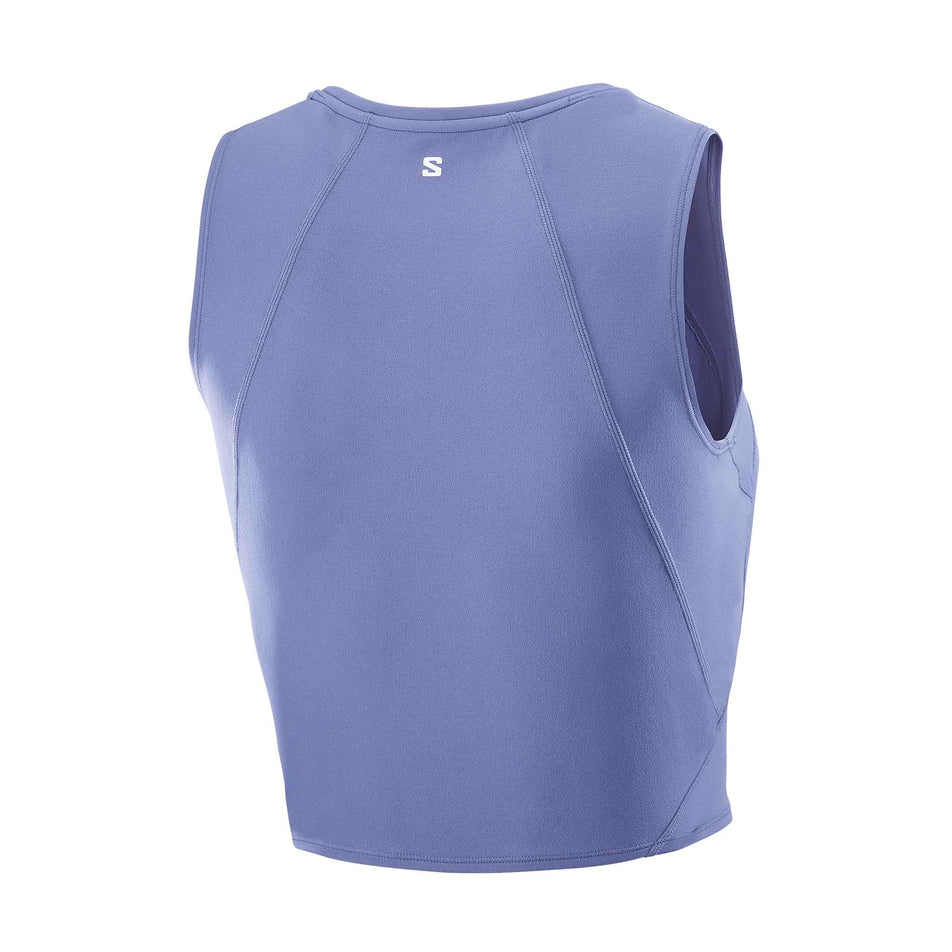 Back view of the Salomon Women's SHKout Bliss Tanklette in the Marlin colourway.