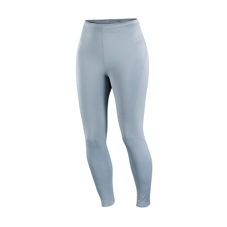 Front view of the Salomon Women's SHKout Core Tights in the Trade Winds colourway.