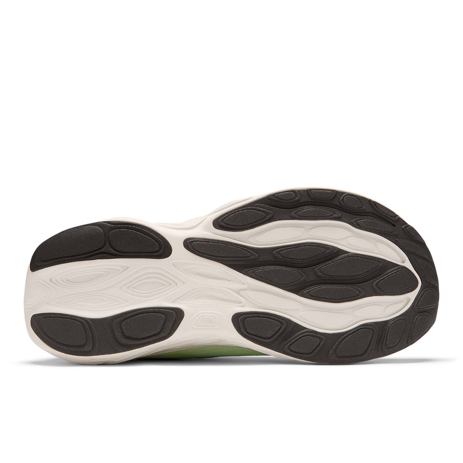 The outsole of the right shoe from a pair of New Balance Men's Fresh Foam X 1080 V14 Running Shoes in the Electric Jade colourway. (8568675893410)