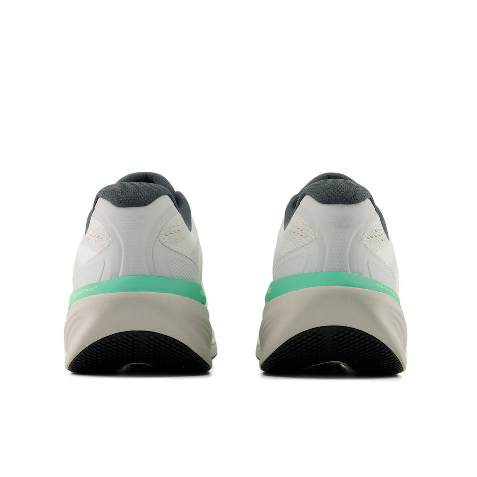 The back of a pair of New Balance Men's Fresh Foam X 860 V15 Running Shoes in the Reflection/Graphite colourway.