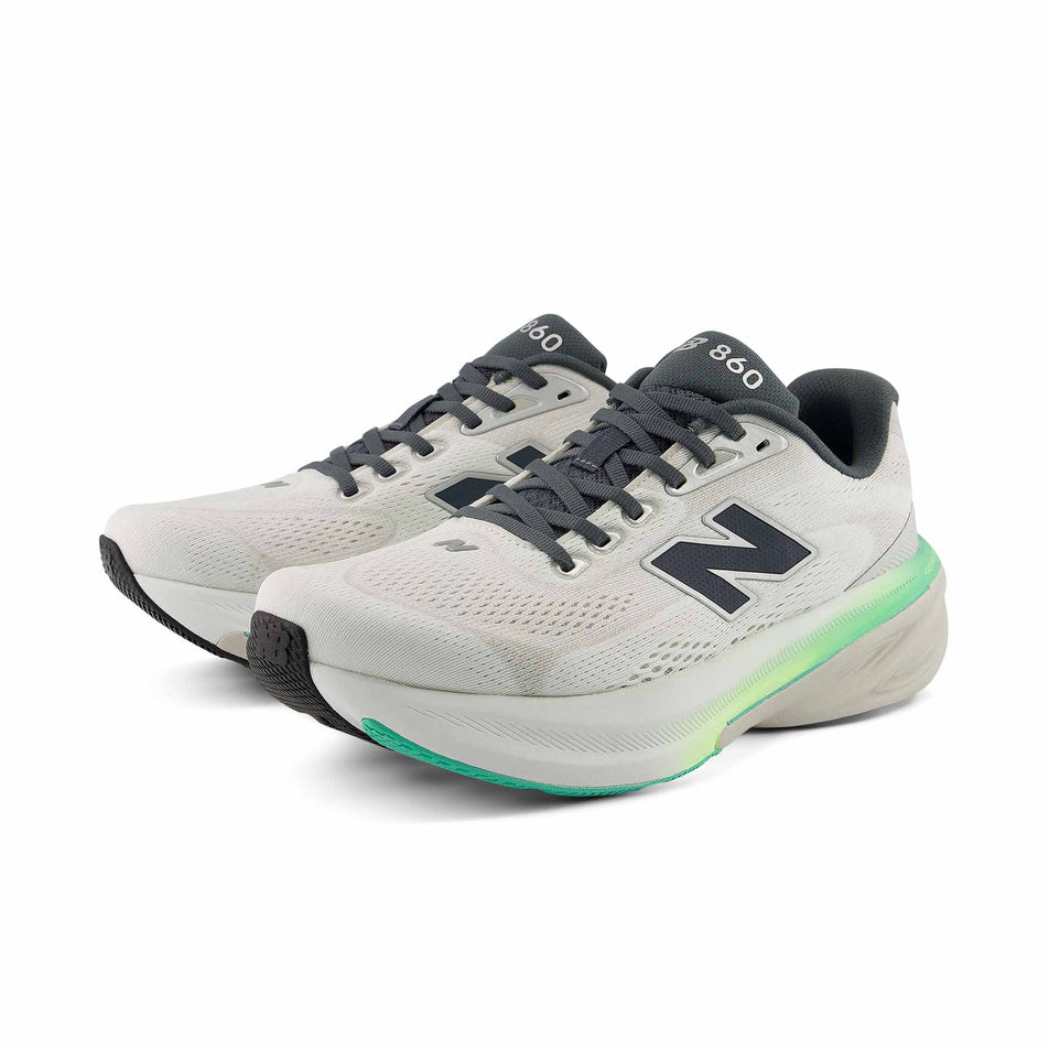 A pair of New Balance Men's Fresh Foam X 860 V15 Running Shoes in the Reflection/Graphite colourway.