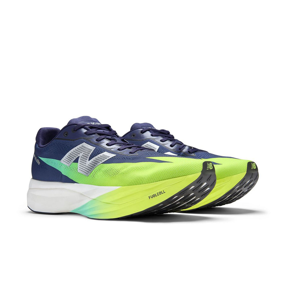 A pair of New Balance Men's FuelCell SuperComp Elite V5 Running Shoes in the Boysenberry colourway.